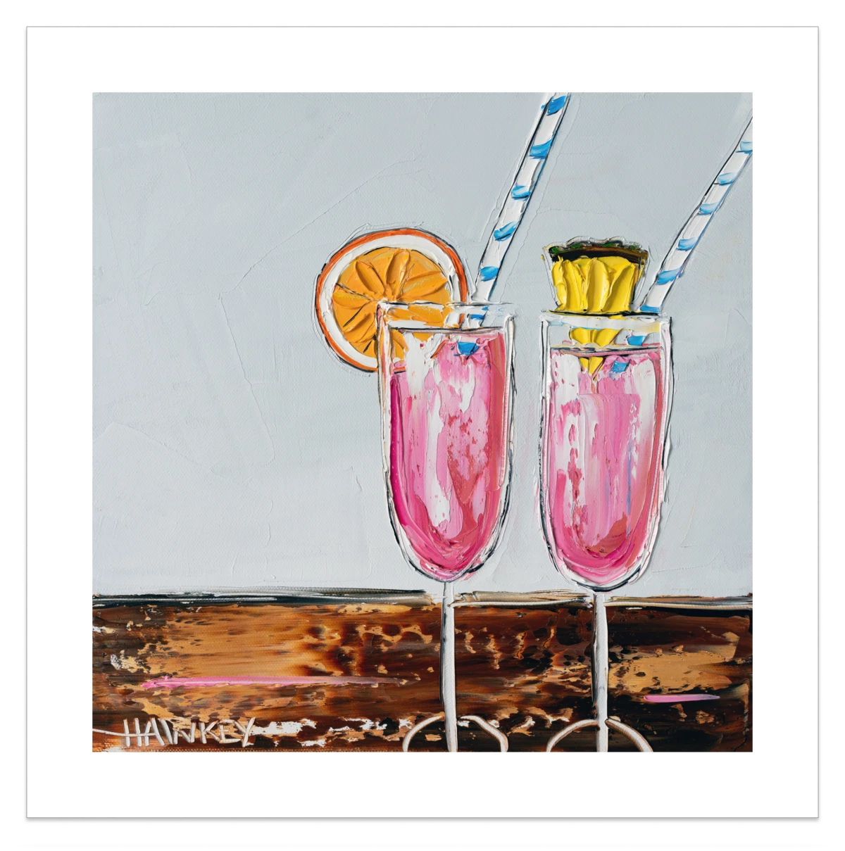 Pink Fizz 6 - Fine Art Print