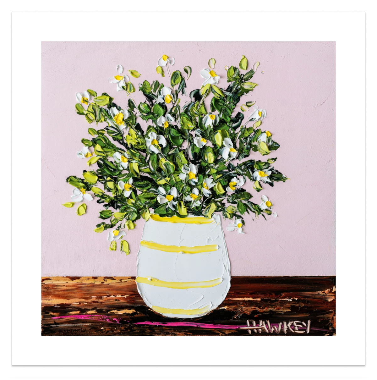 Daisies In A Vase 5 - Fine Art Print