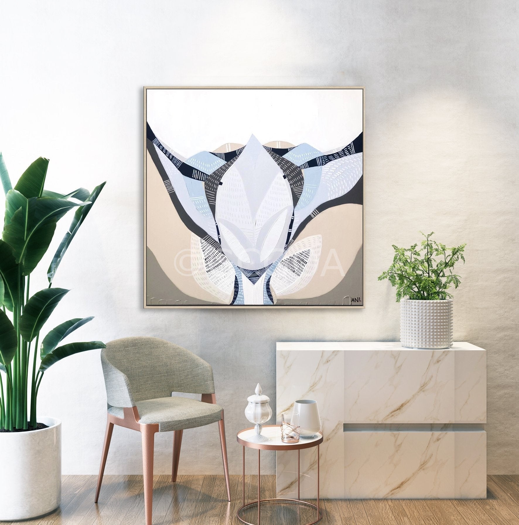 Protea Under The Sea 1 - Original Art - Gold Coast Gallery Of ArtAni Ipradjian