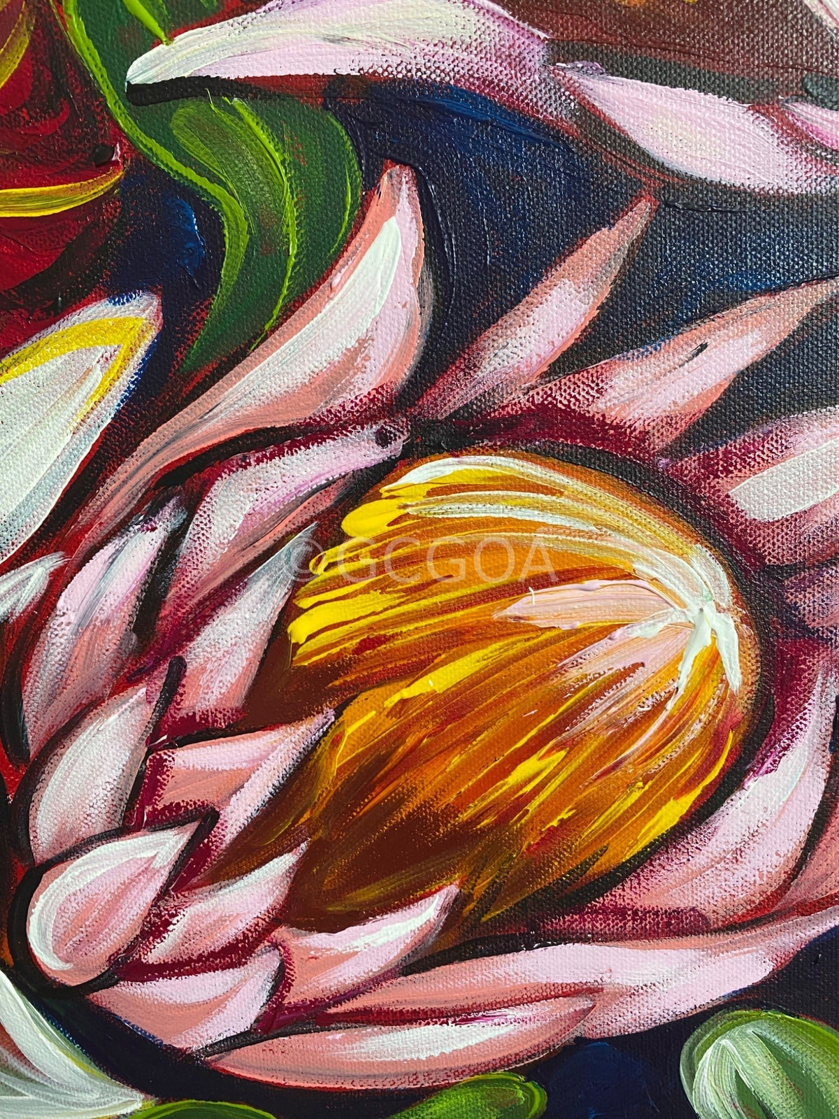 Proteas a Plenty - Original Art - Gold Coast Gallery Of ArtLucy Car