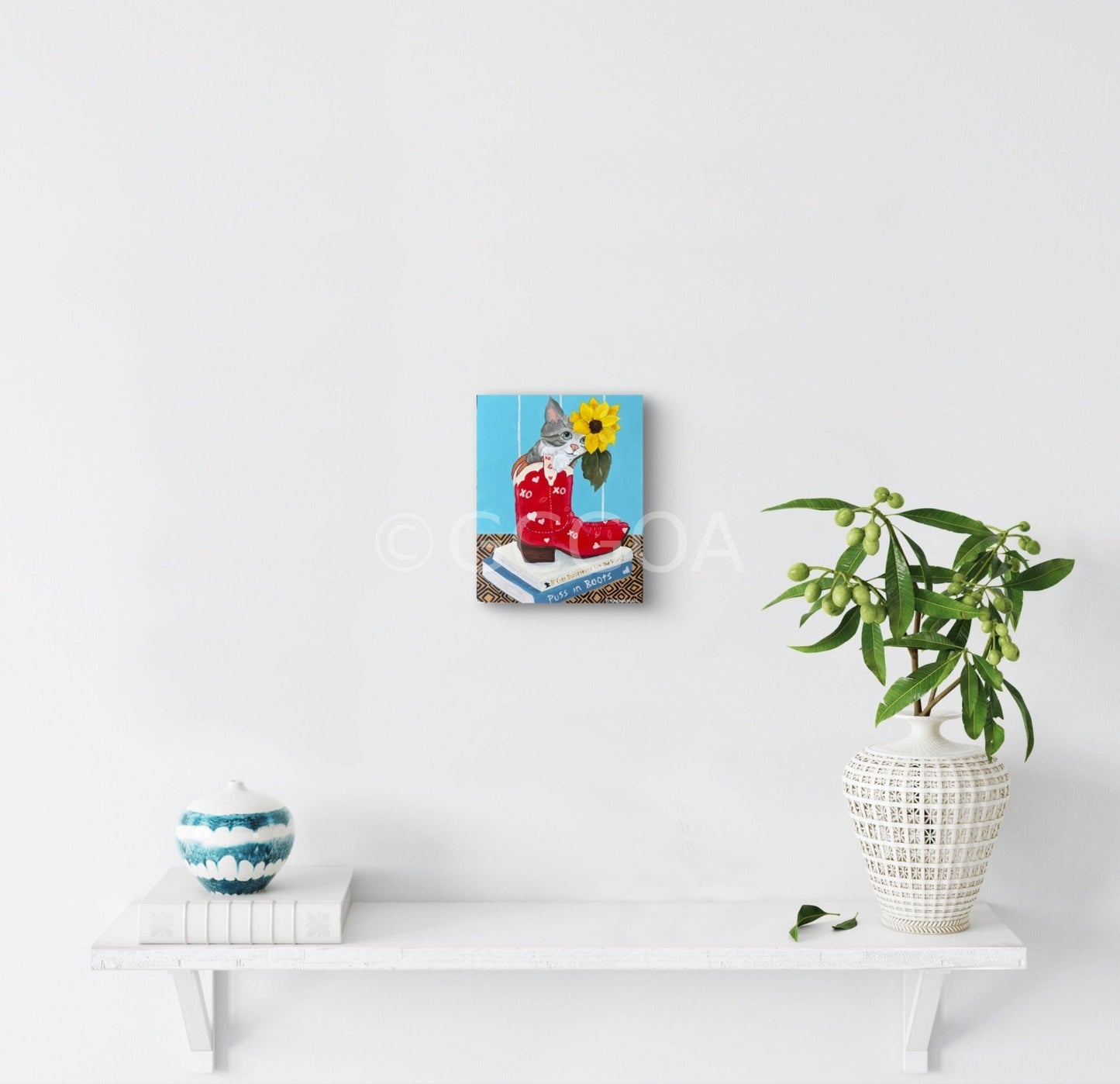 Puss in Boots - Original Art - Gold Coast Gallery Of ArtFika Karnadewi