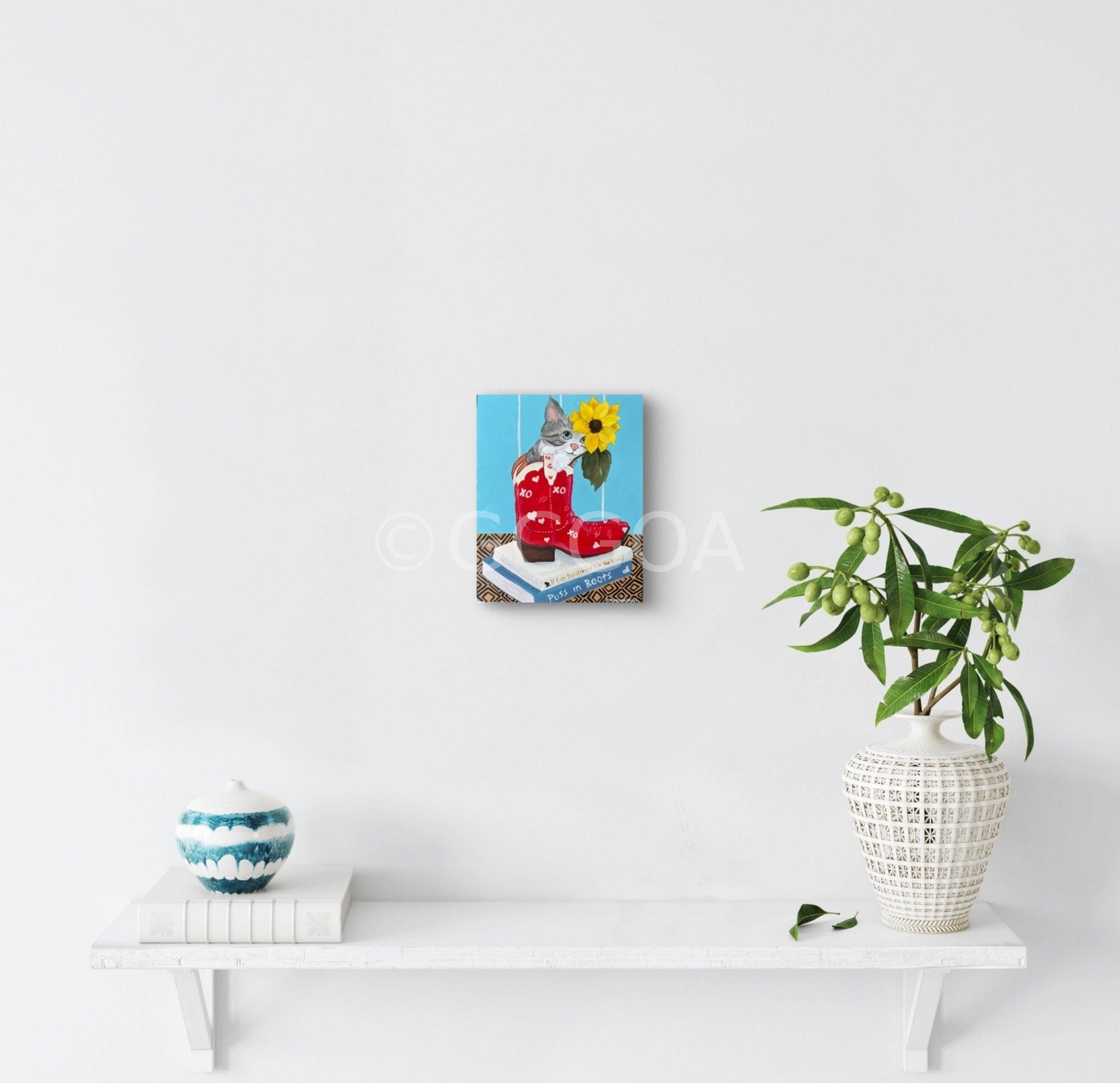 Puss in Boots - Original Art - Gold Coast Gallery Of ArtFika Karnadewi