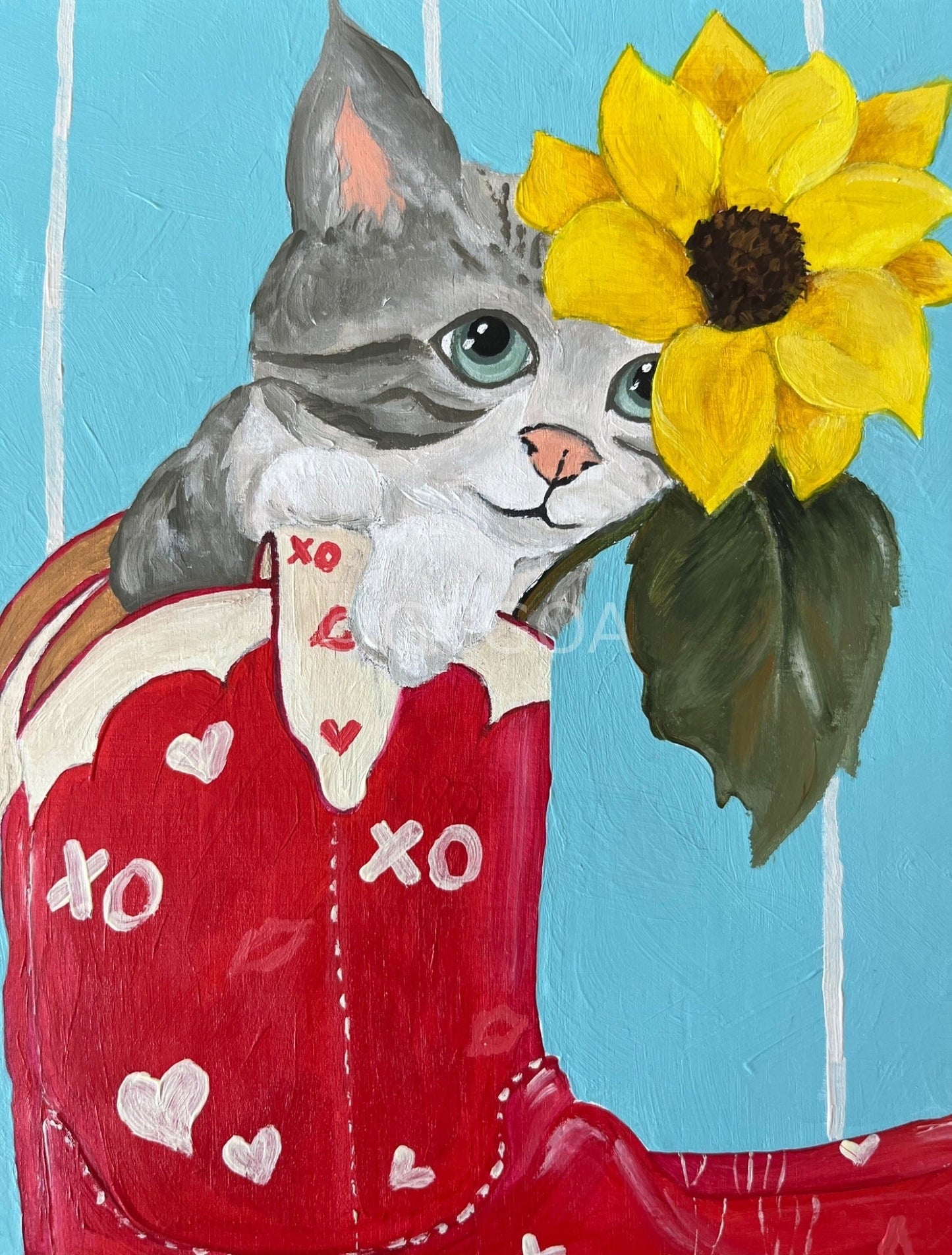 Puss in Boots - Original Art - Gold Coast Gallery Of ArtFika Karnadewi