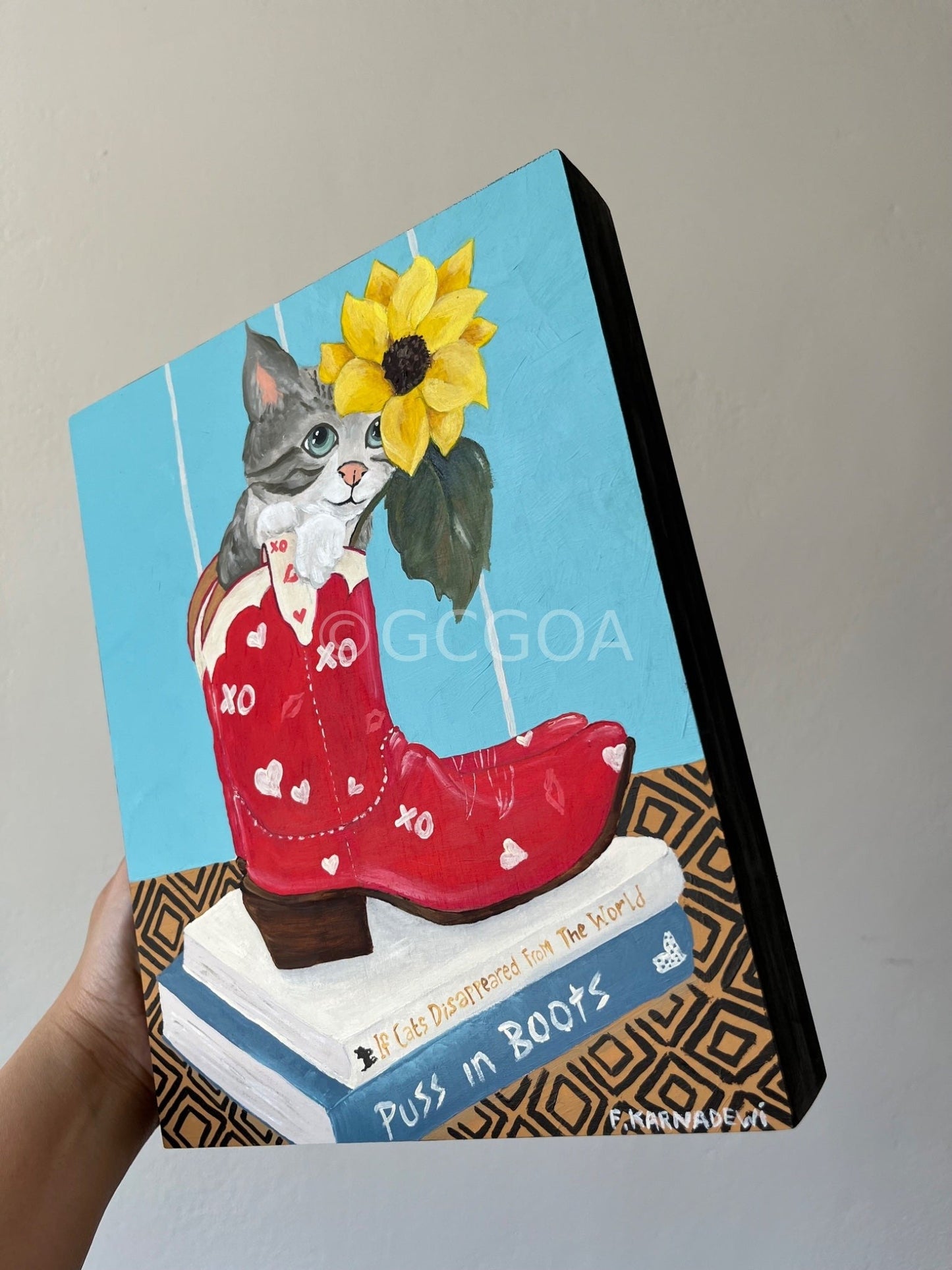 Puss in Boots - Original Art - Gold Coast Gallery Of ArtFika Karnadewi