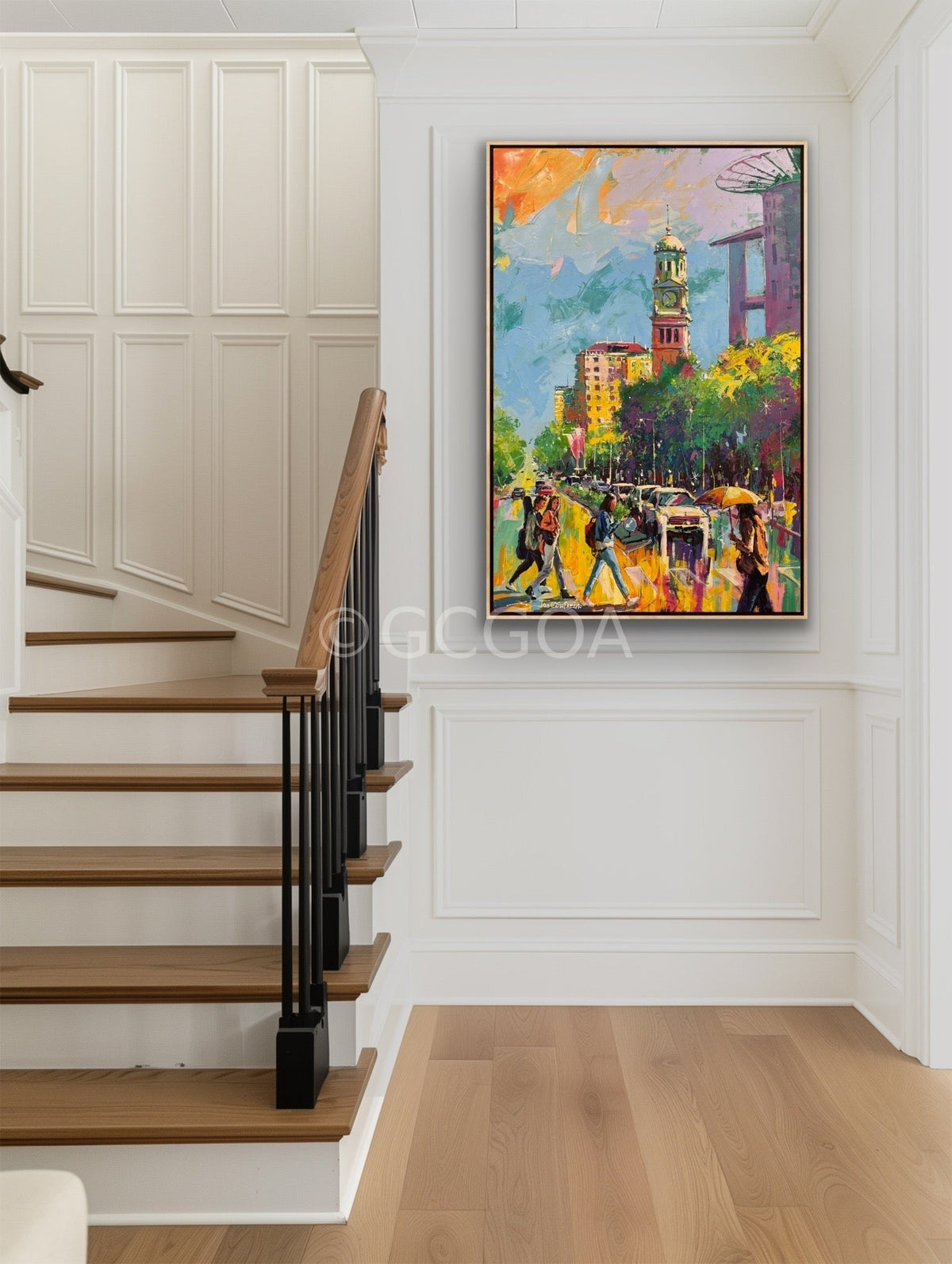 Queen Street Acuckland, New Zealand - Original Art - Gold Coast Gallery Of ArtJos Coufreur