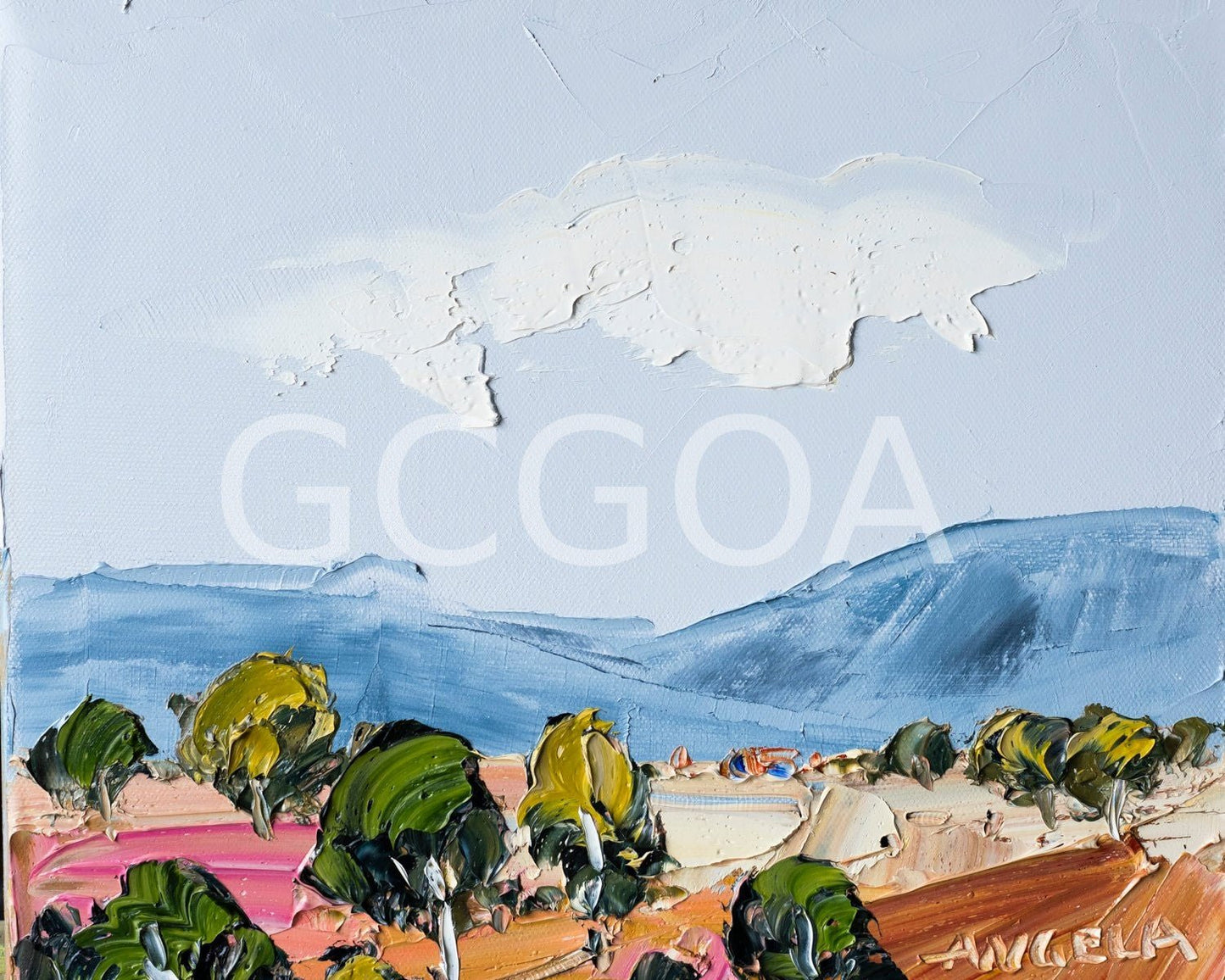 Quiet Sky 2 - Gold Coast Gallery Of ArtAngela Hawkey