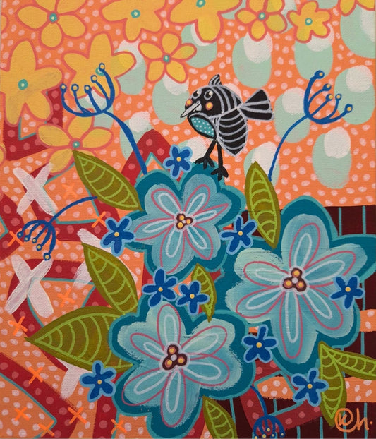 Quirky Bird 2 - Gold Coast Gallery Of ArtKat Handley