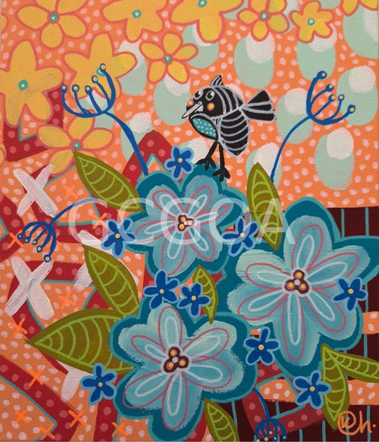 Quirky Bird 2 - Gold Coast Gallery Of ArtKat Handley