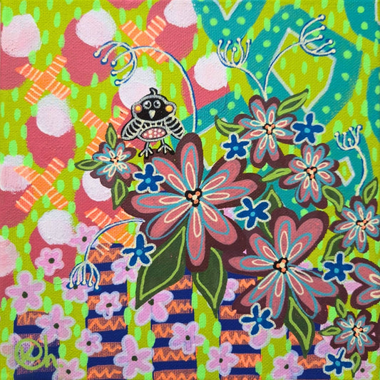 Quirky Bird 5 - Gold Coast Gallery Of ArtKat Handley