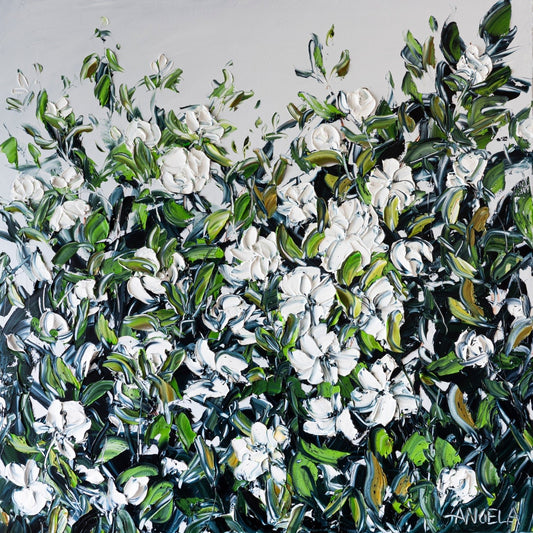 Rain Over The Roses - Fine Art Print - Gold Coast Gallery Of ArtAngela Hawkey