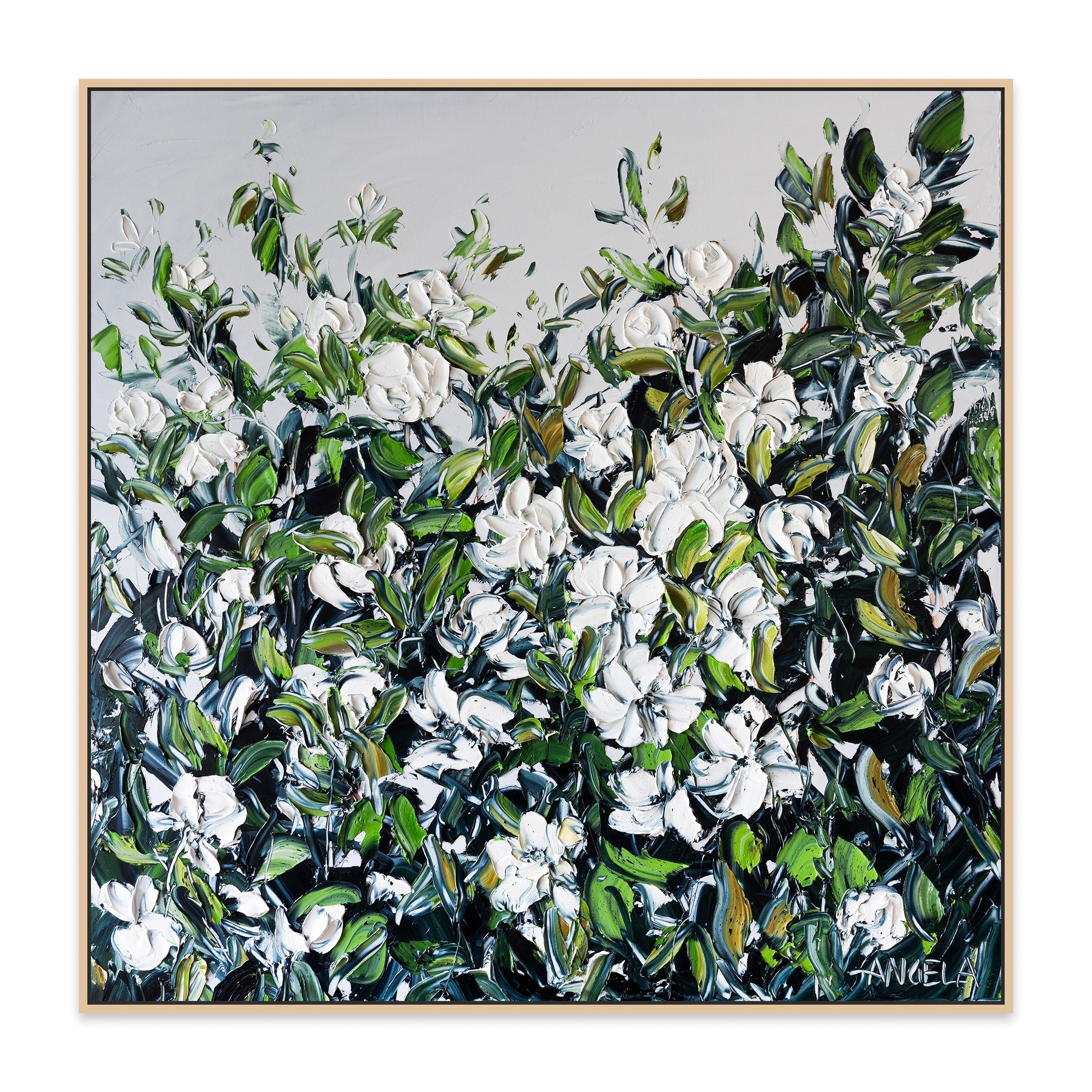 Rain Over The Roses - Fine Art Print - Gold Coast Gallery Of ArtAngela Hawkey