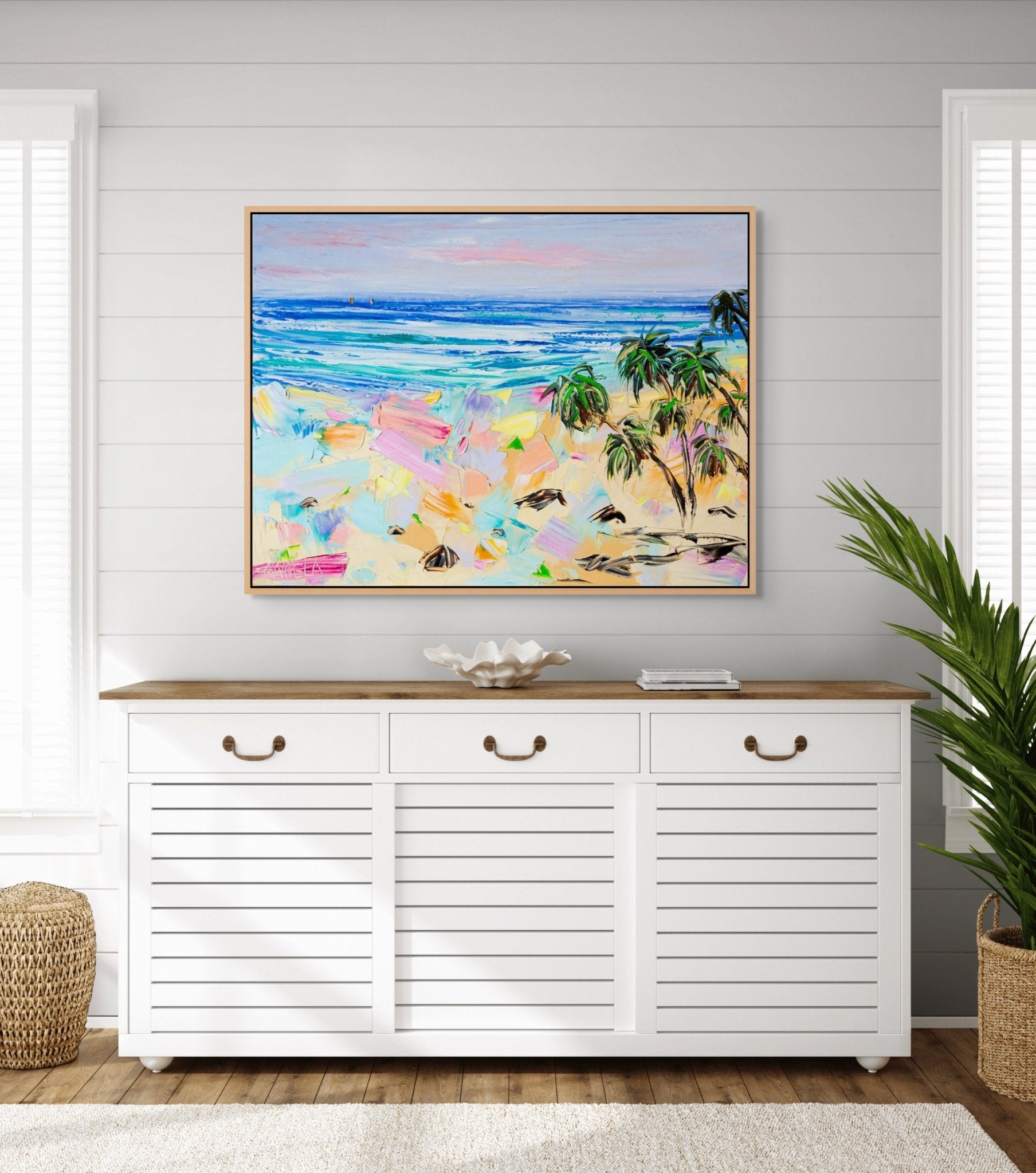 Rainbow Ice creams - Original Art - Gold Coast Gallery Of ArtAngela Hawkey