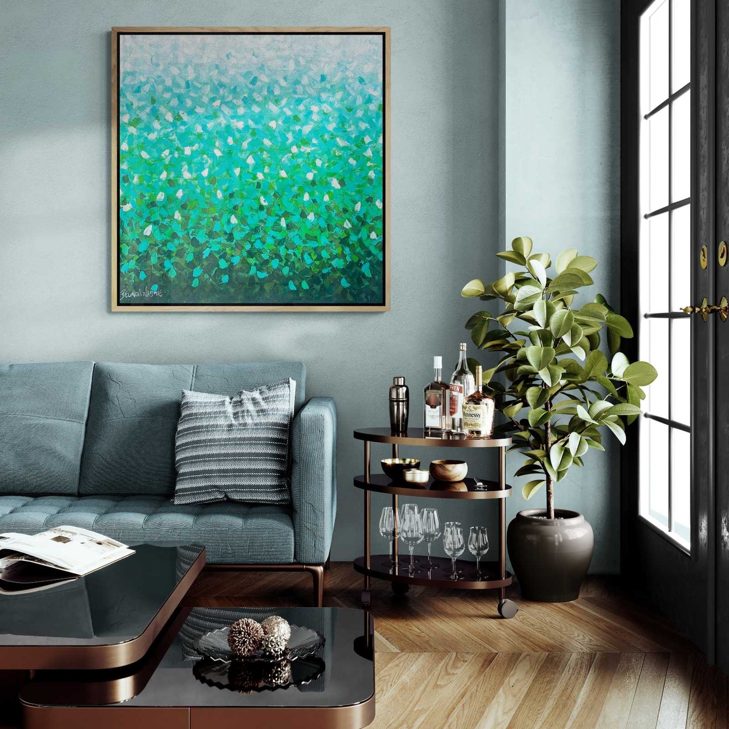 Rainforest Dreaming 5 - Original Art - Gold Coast Gallery Of ArtBelinda Nadwie