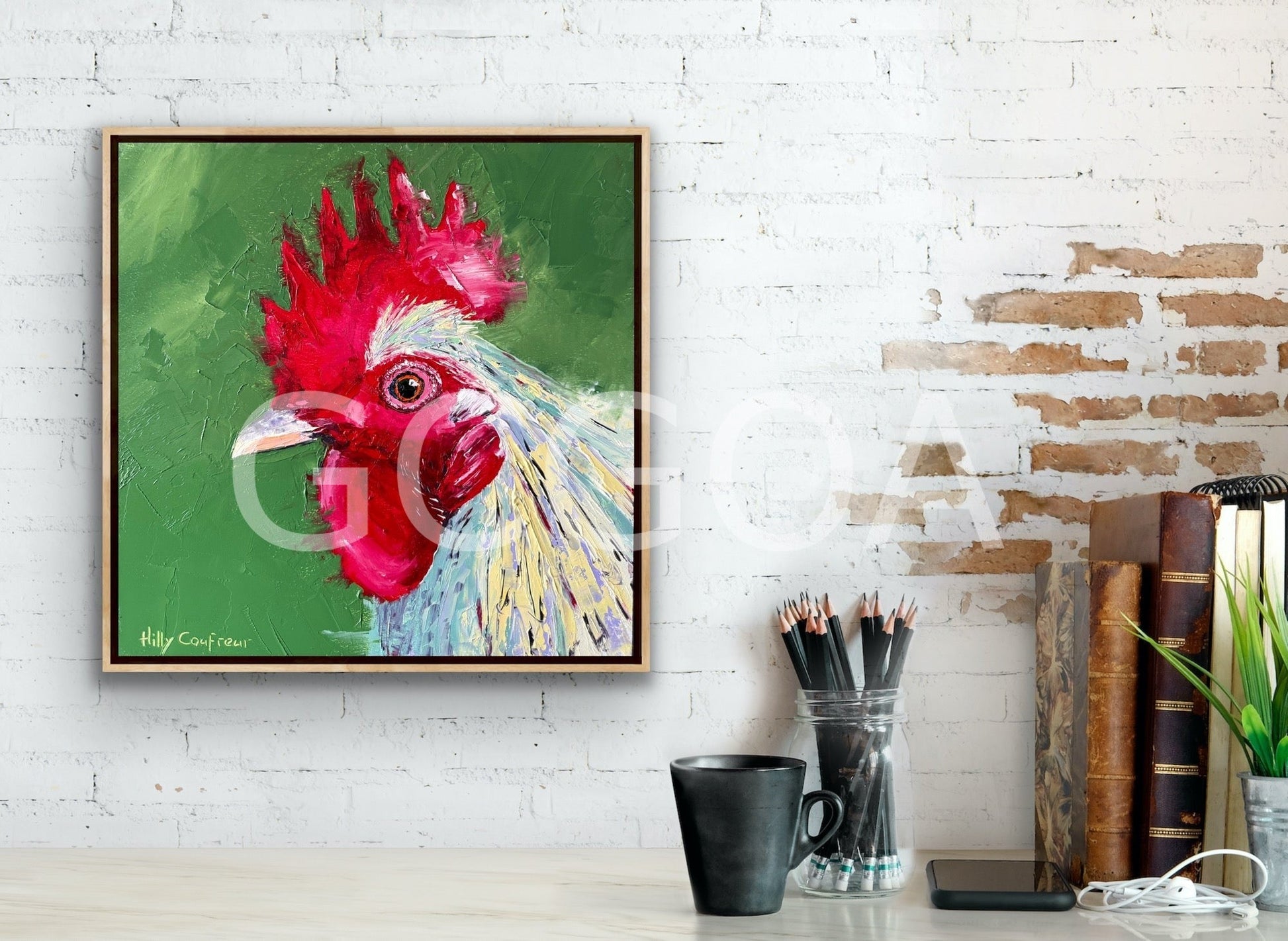 Ralphy the Rooster - Gold Coast Gallery Of ArtHilly Coufreur