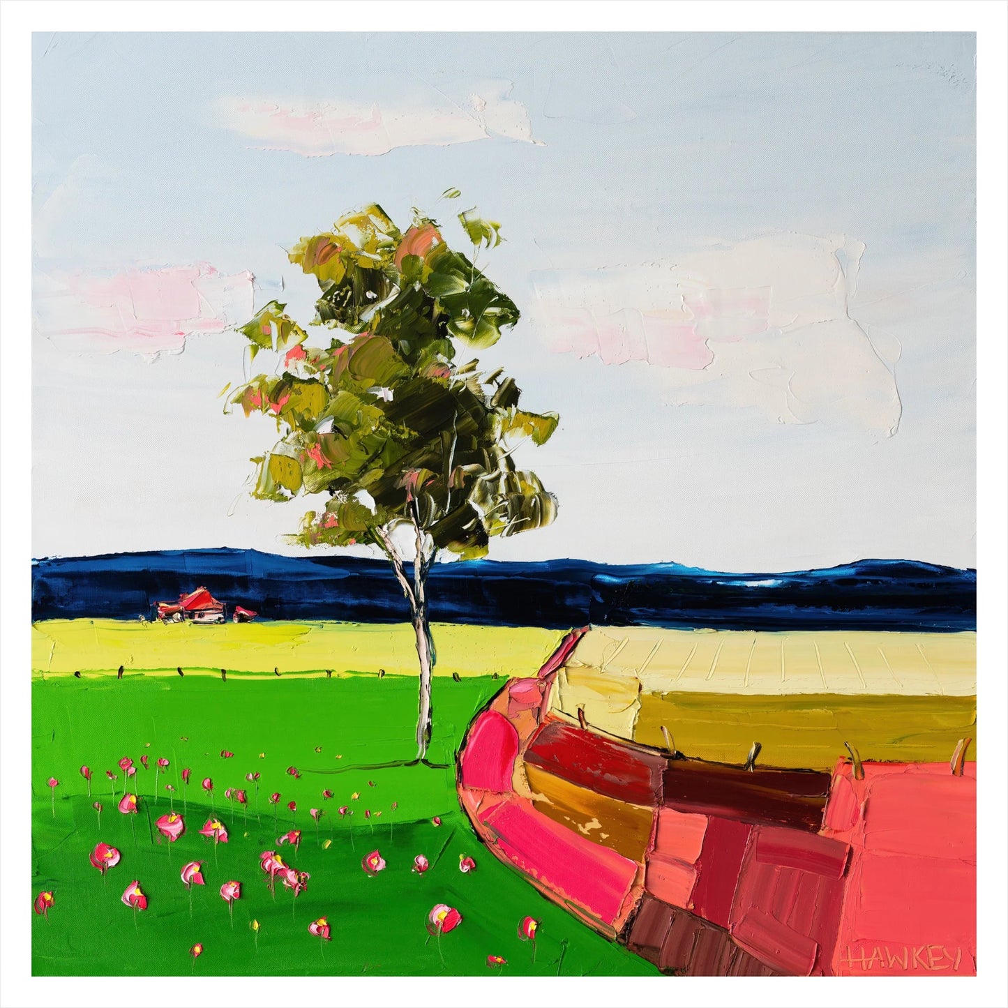 Red Brick Road - Fine Art Print - Gold Coast Gallery Of ArtAngela Hawkey