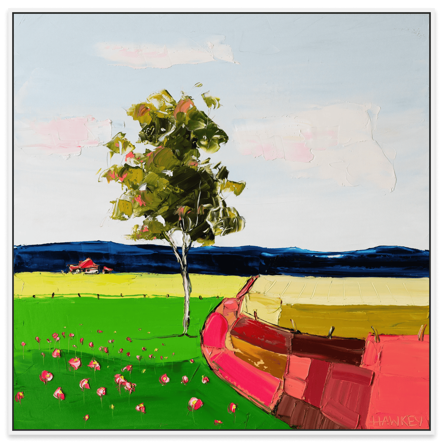 Red Brick Road - Fine Art Print - Gold Coast Gallery Of ArtAngela Hawkey