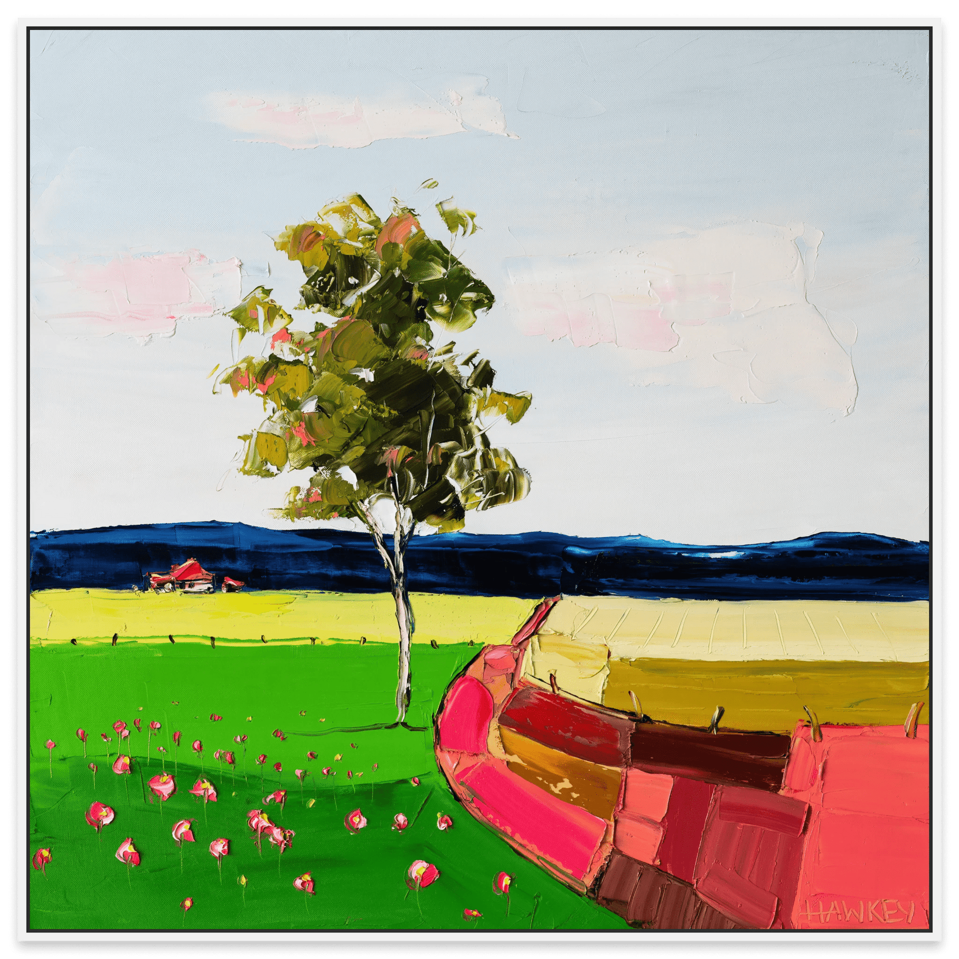 Red Brick Road - Fine Art Print - Gold Coast Gallery Of ArtAngela Hawkey