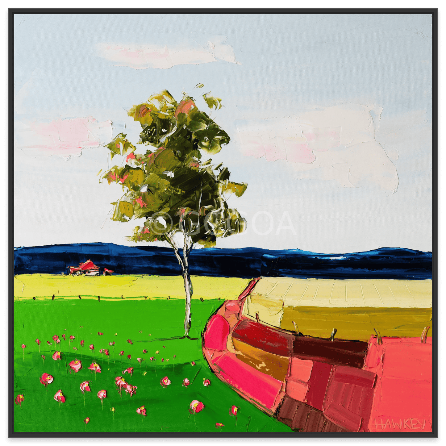 Red Brick Road - Fine Art Print - Gold Coast Gallery Of ArtAngela Hawkey