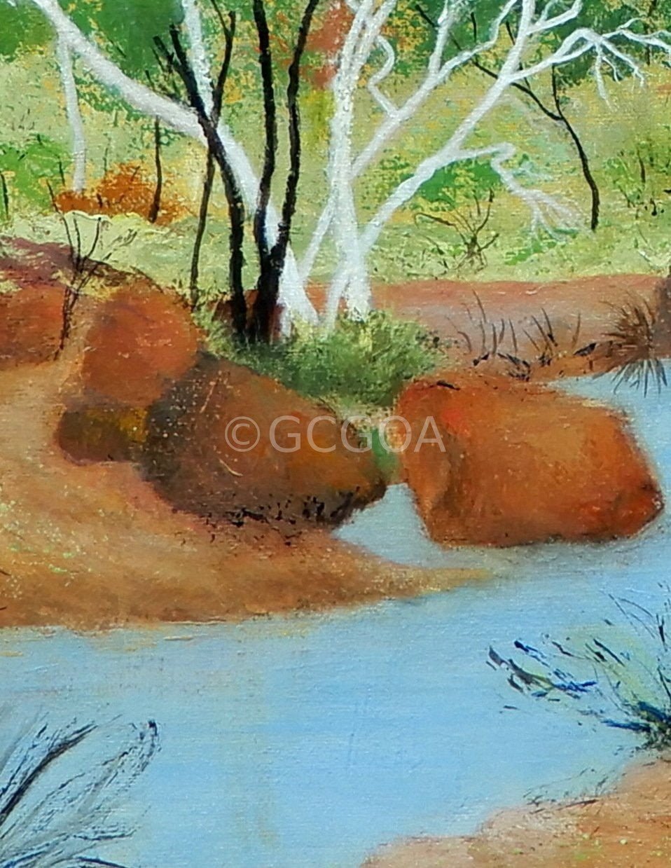 Red Centre Creek - Original Art - Gold Coast Gallery Of ArtDoodie Herman