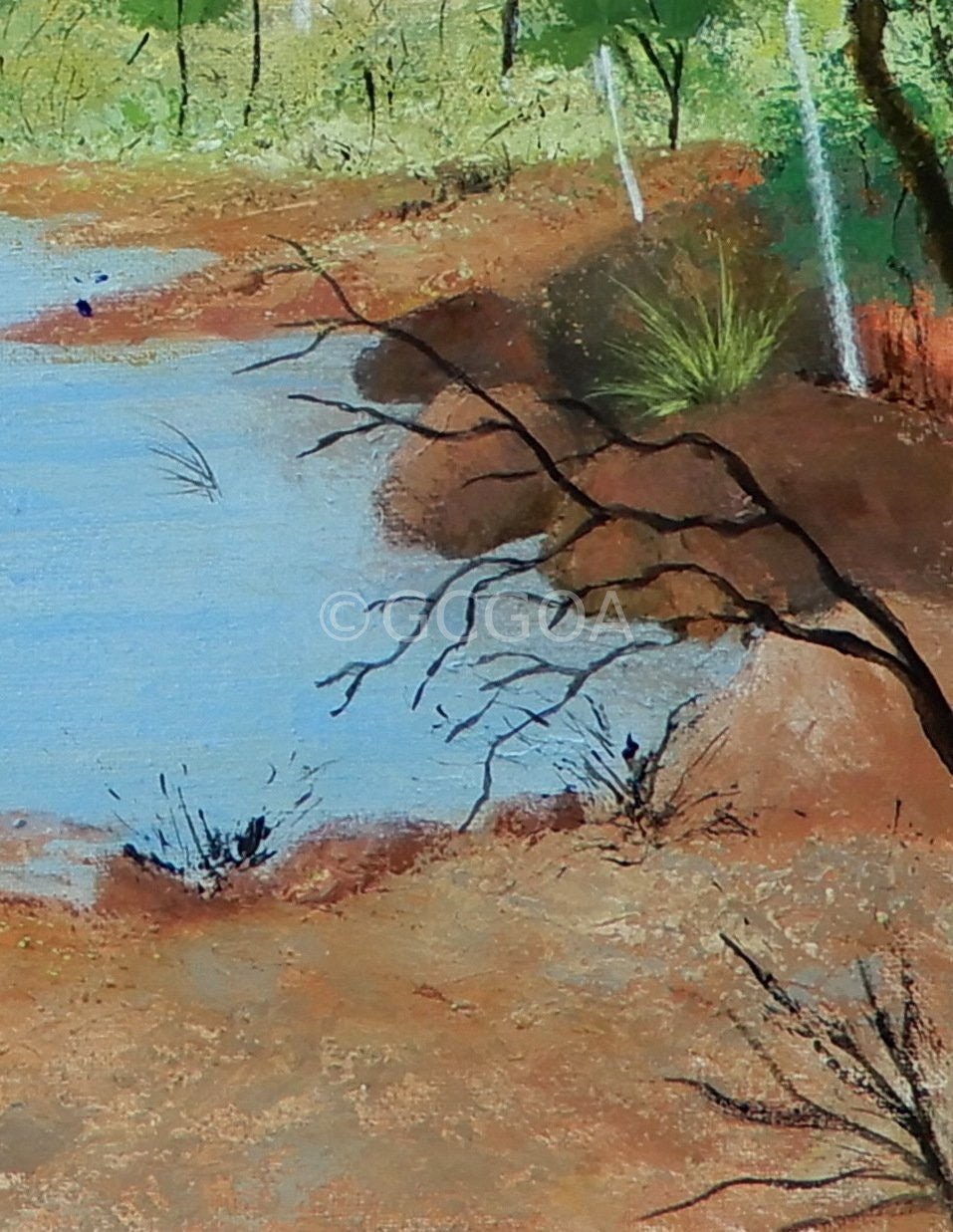 Red Centre Creek - Original Art - Gold Coast Gallery Of ArtDoodie Herman