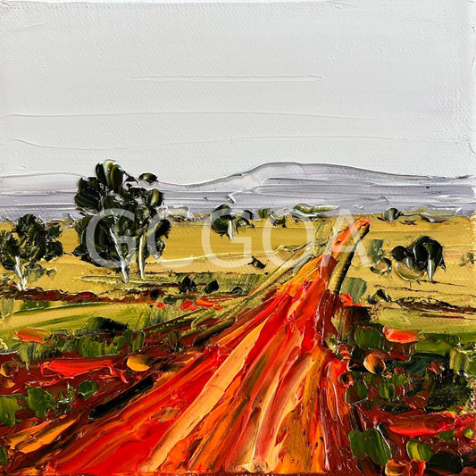 Red Earth Road - Mini - Gold Coast Gallery Of ArtAngela Hawkey