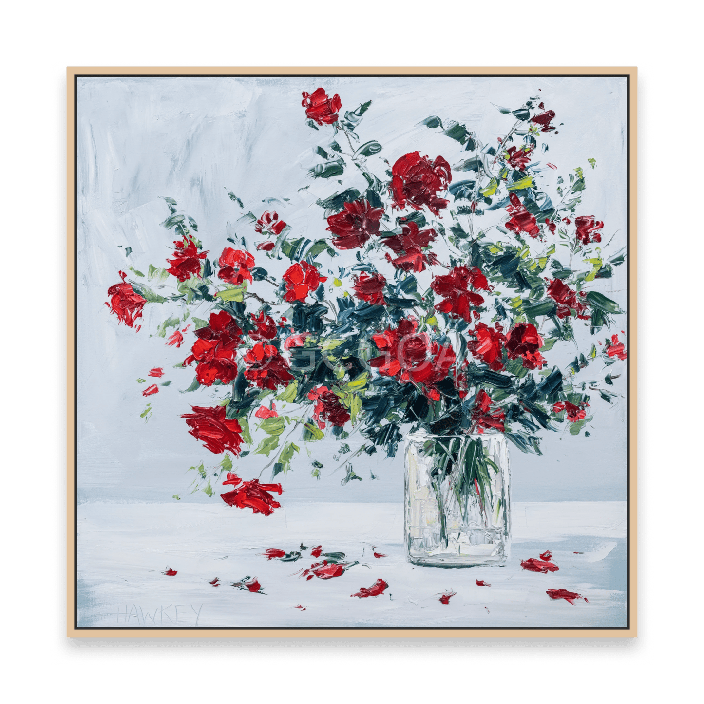 Red Rambling Roses - Fine Art Print - Gold Coast Gallery Of ArtAngela Hawkey