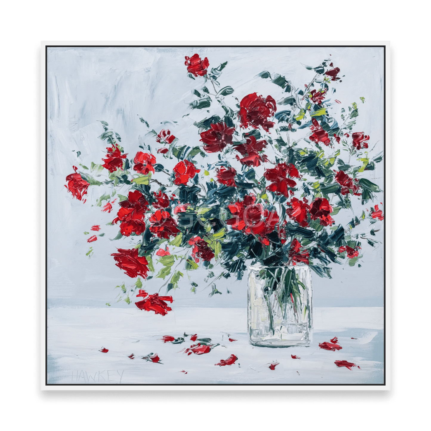 Red Rambling Roses - Fine Art Print - Gold Coast Gallery Of ArtAngela Hawkey