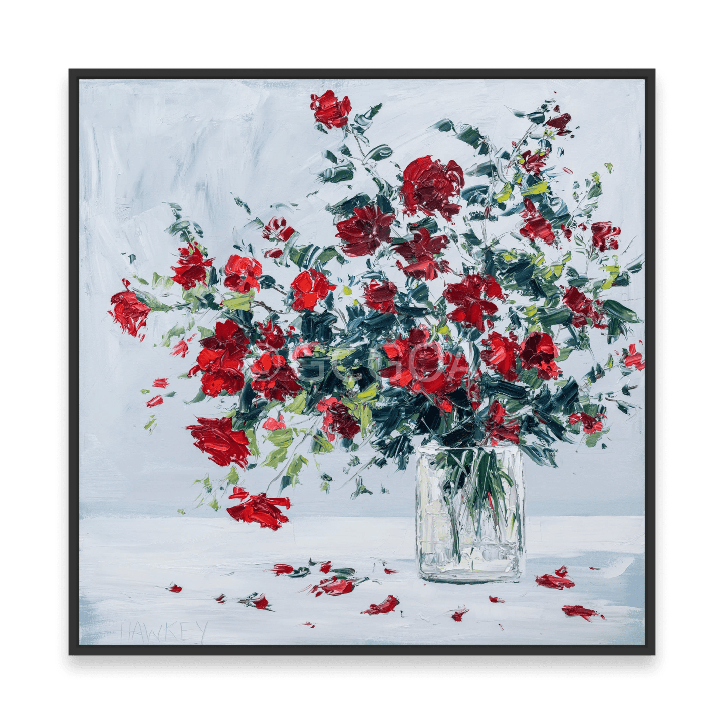 Red Rambling Roses - Fine Art Print - Gold Coast Gallery Of ArtAngela Hawkey