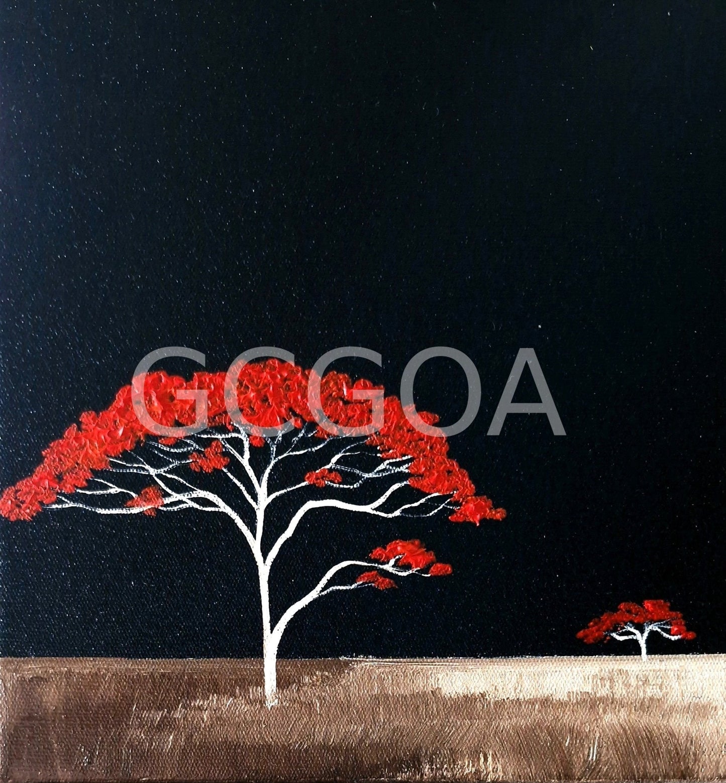 Red Trees Beyond The Quiet - Gold Coast Gallery Of ArtLucinda Leveille