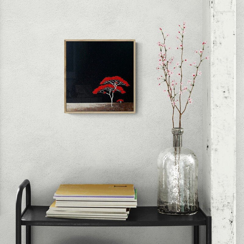 Red Trees Under Dark Sky - Gold Coast Gallery Of ArtLucinda Leveille