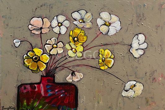 Red Vase - Original Art - Gold Coast Gallery Of ArtLucy Car