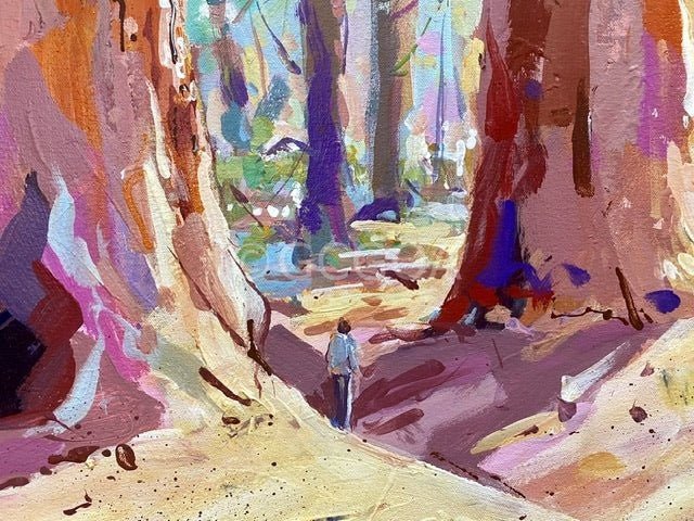 Redwood Forest 2 - Original Art - Gold Coast Gallery Of Artjos coufreur