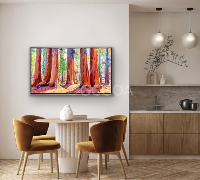 Redwood Forest 2 - Original Art - Gold Coast Gallery Of Artjos coufreur