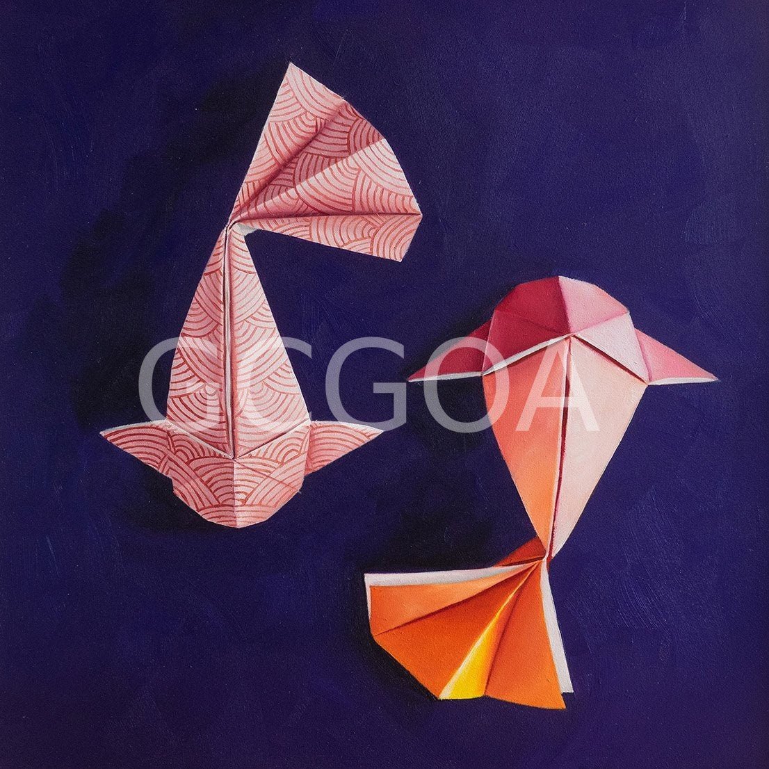 Rendezvous in Resting Waters - Original Art - Gold Coast Gallery Of ArtSarah Park
