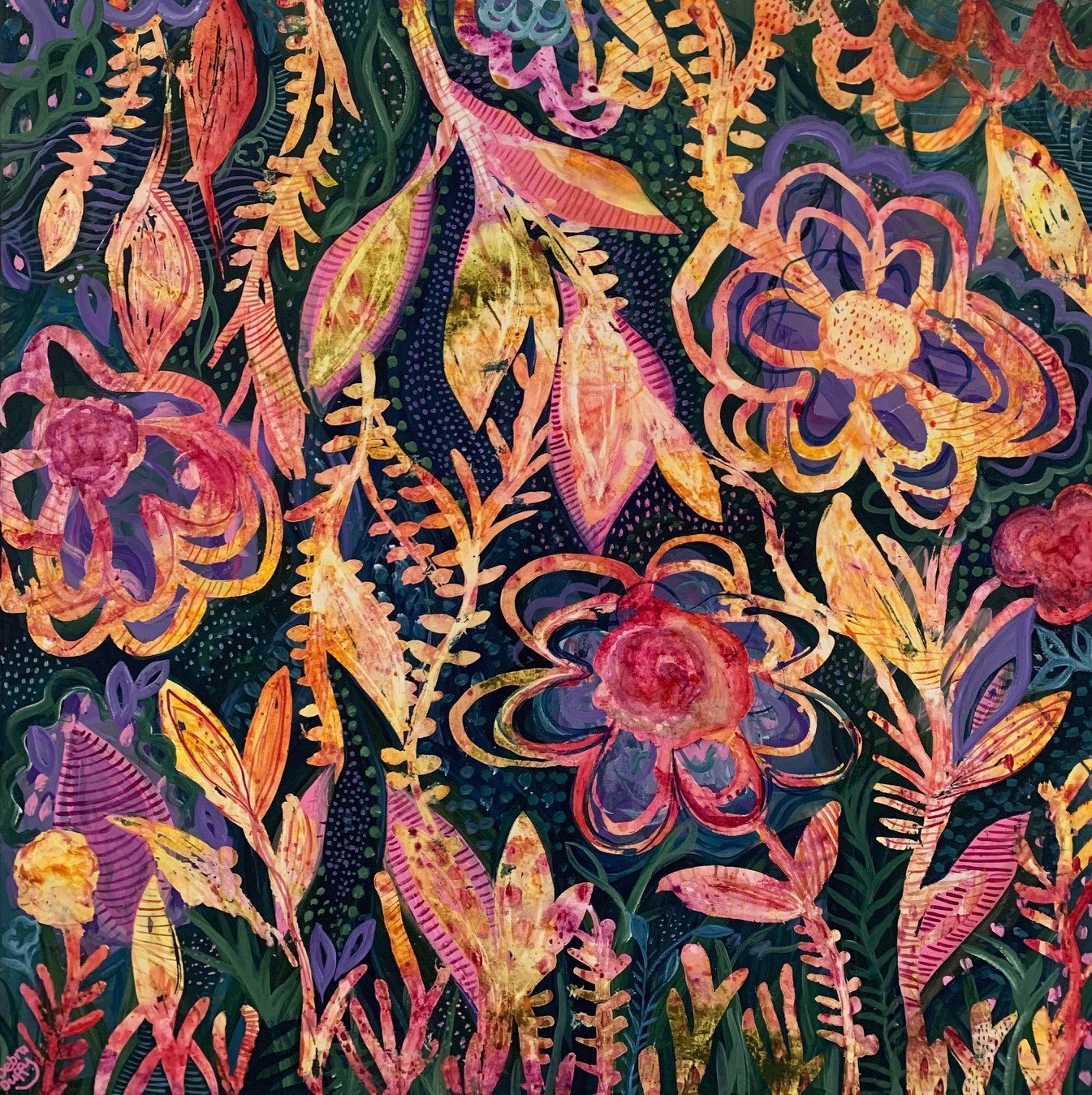 Rhapsody in Bloom - Original Art - Gold Coast Gallery Of ArtDebra Duffy