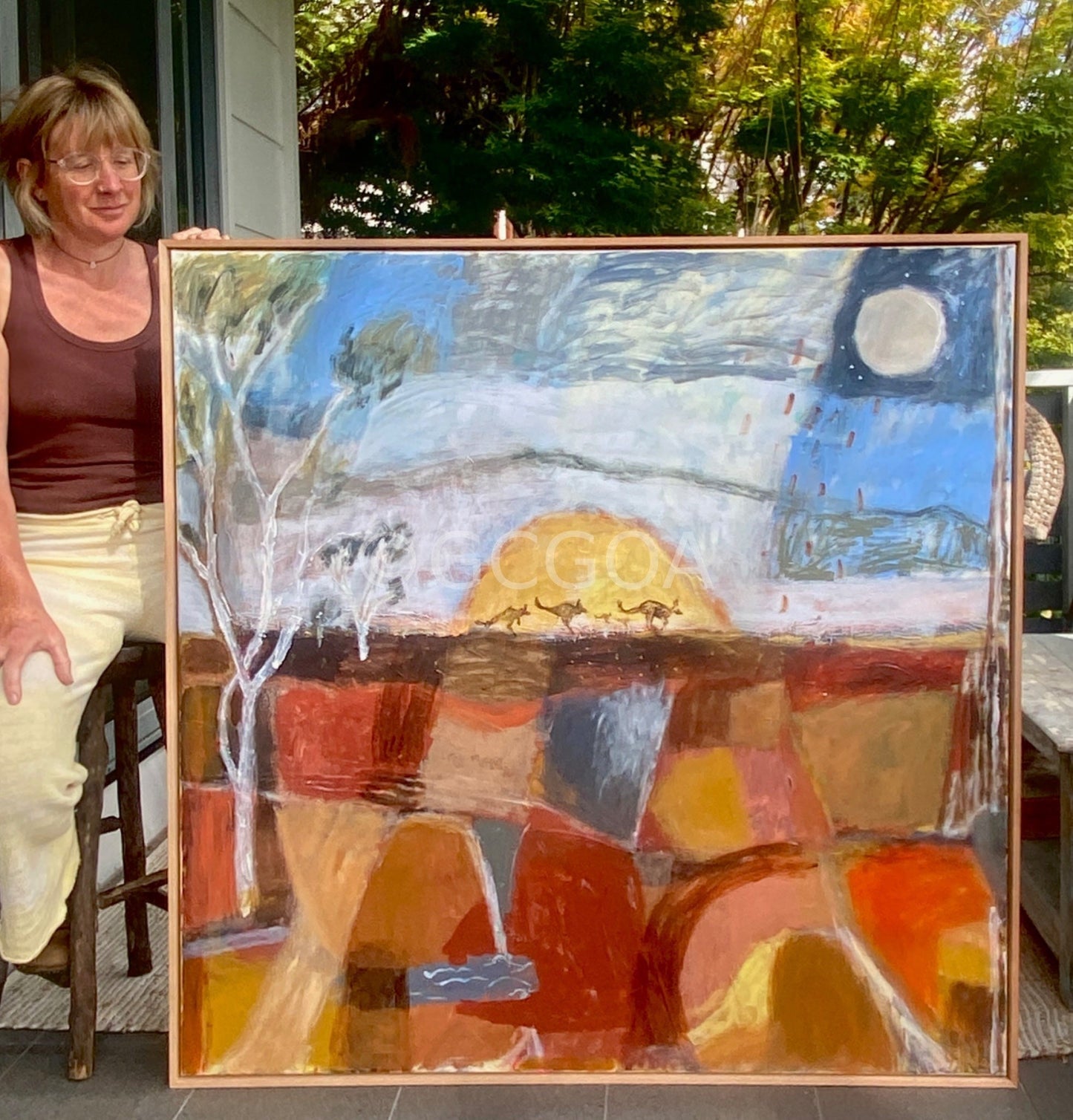 Rhythm Of The Mob - Original Art - Gold Coast Gallery Of ArtGreta Hounslow