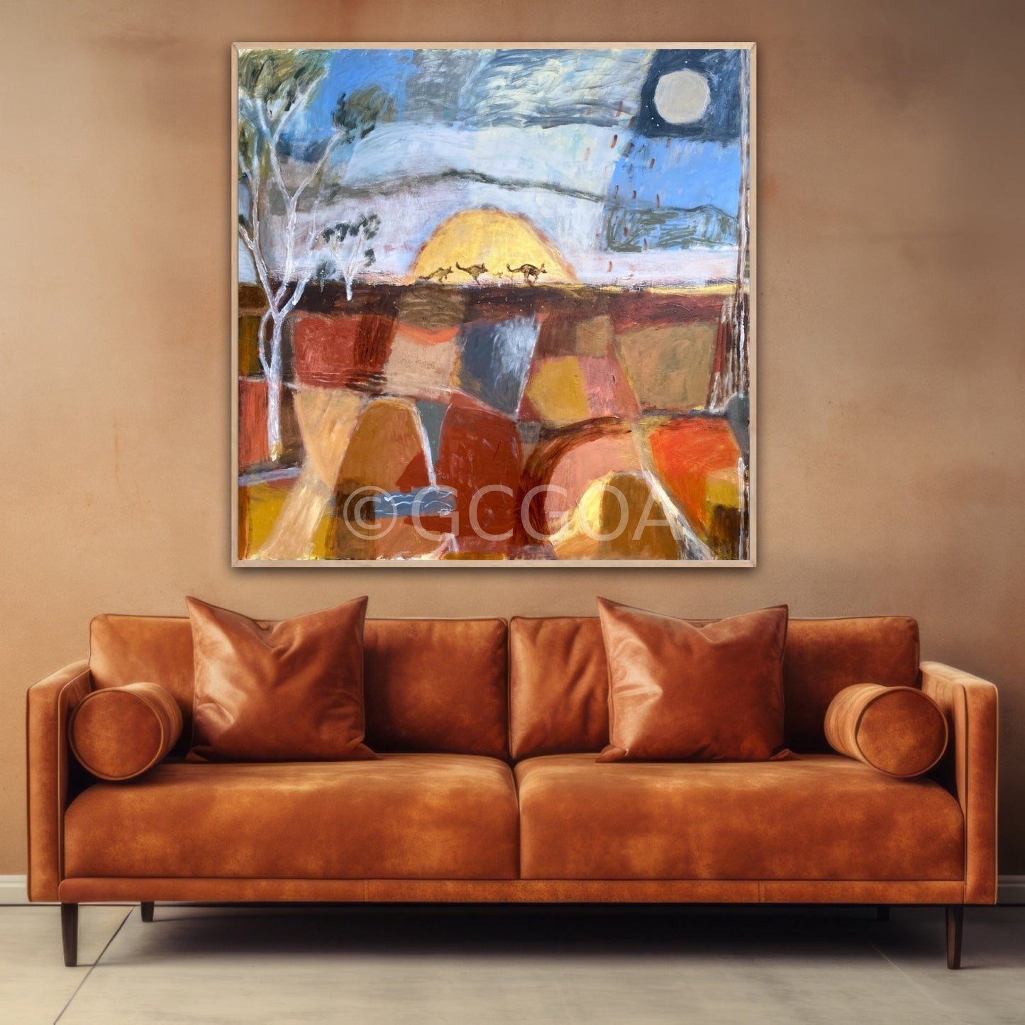 Rhythm Of The Mob - Original Art - Gold Coast Gallery Of ArtGreta Hounslow