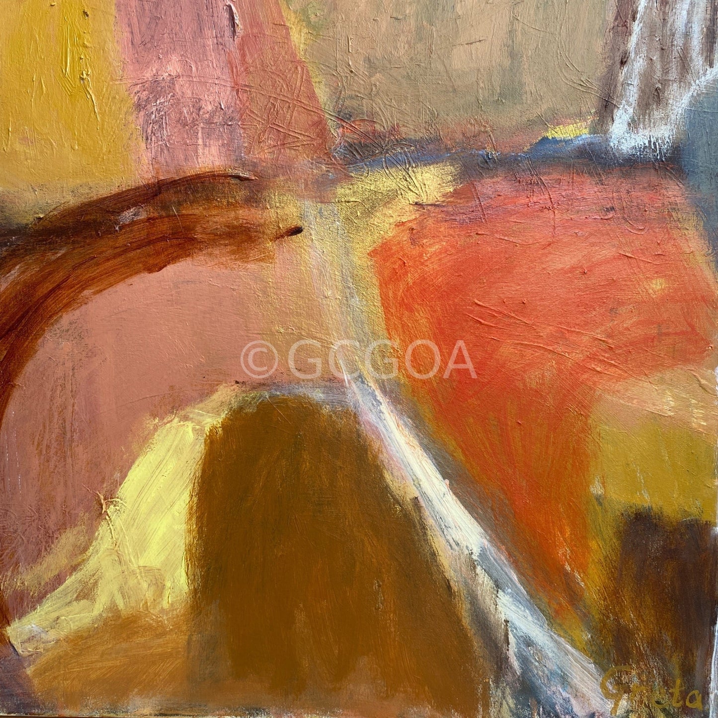 Rhythm Of The Mob - Original Art - Gold Coast Gallery Of ArtGreta Hounslow