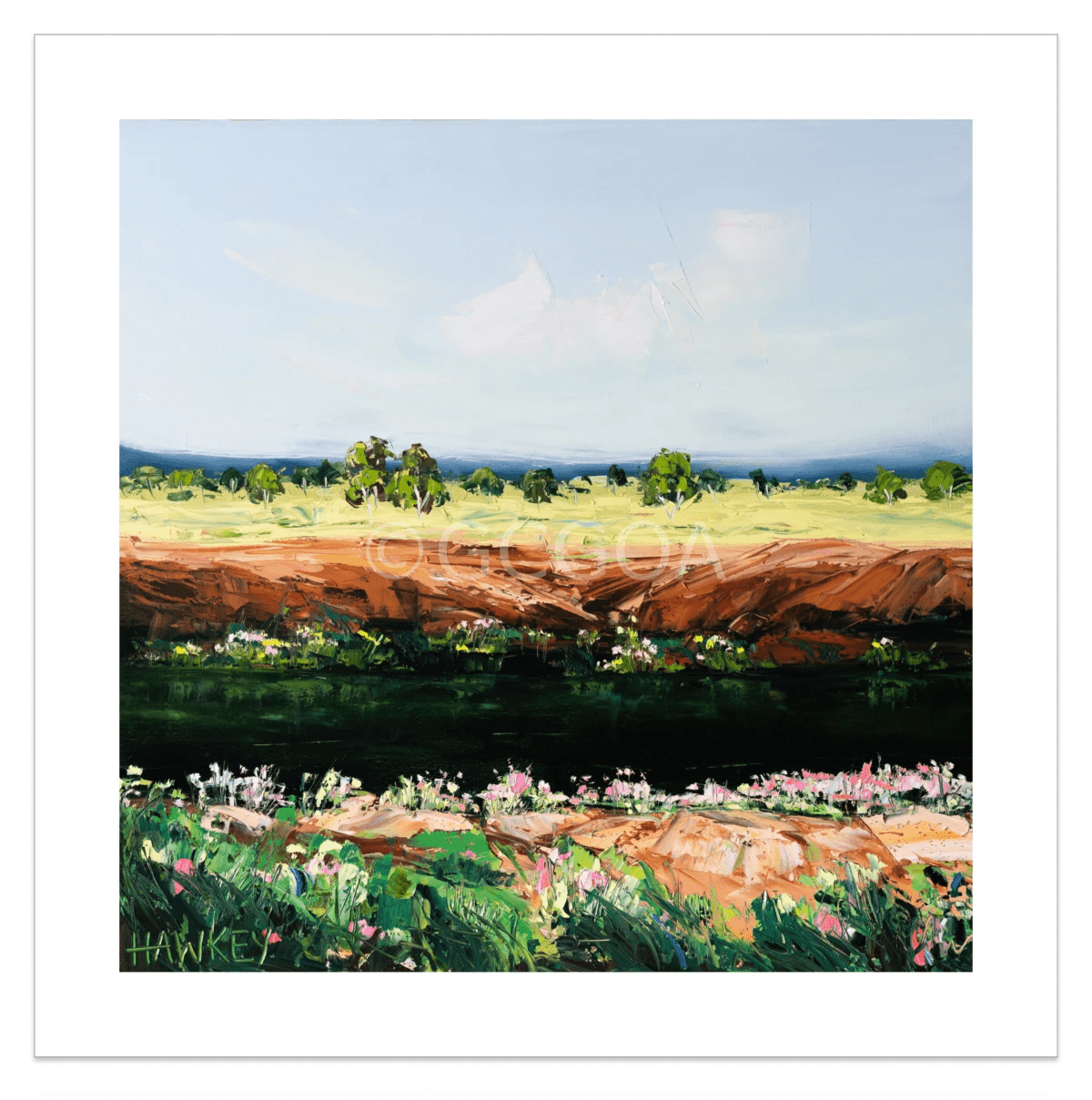 Rivers Edge - Fine Art Print - Gold Coast Gallery Of ArtAngela Hawkey