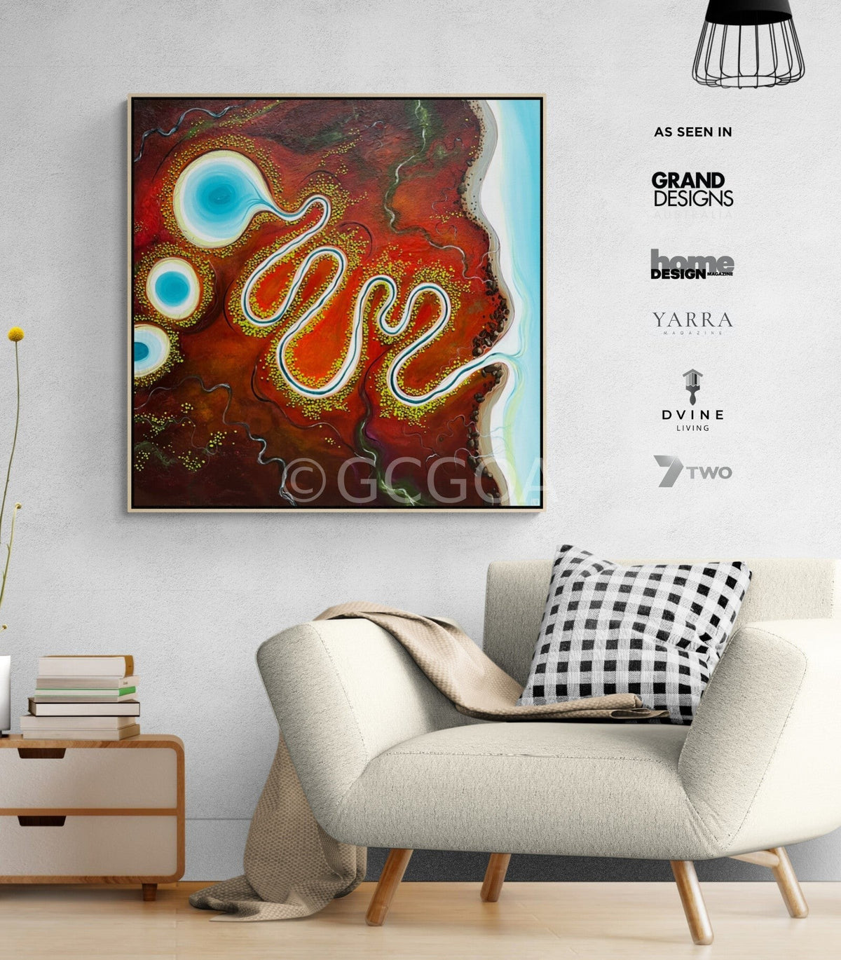 Rivers of Rust And Blue - Gold Coast Gallery Of ArtTania Chanter