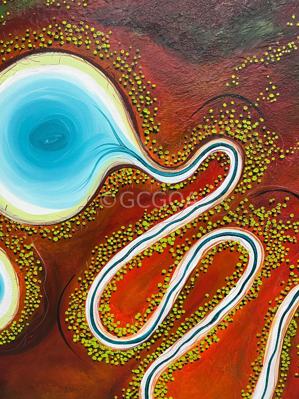 Rivers of Rust And Blue - Gold Coast Gallery Of ArtTania Chanter