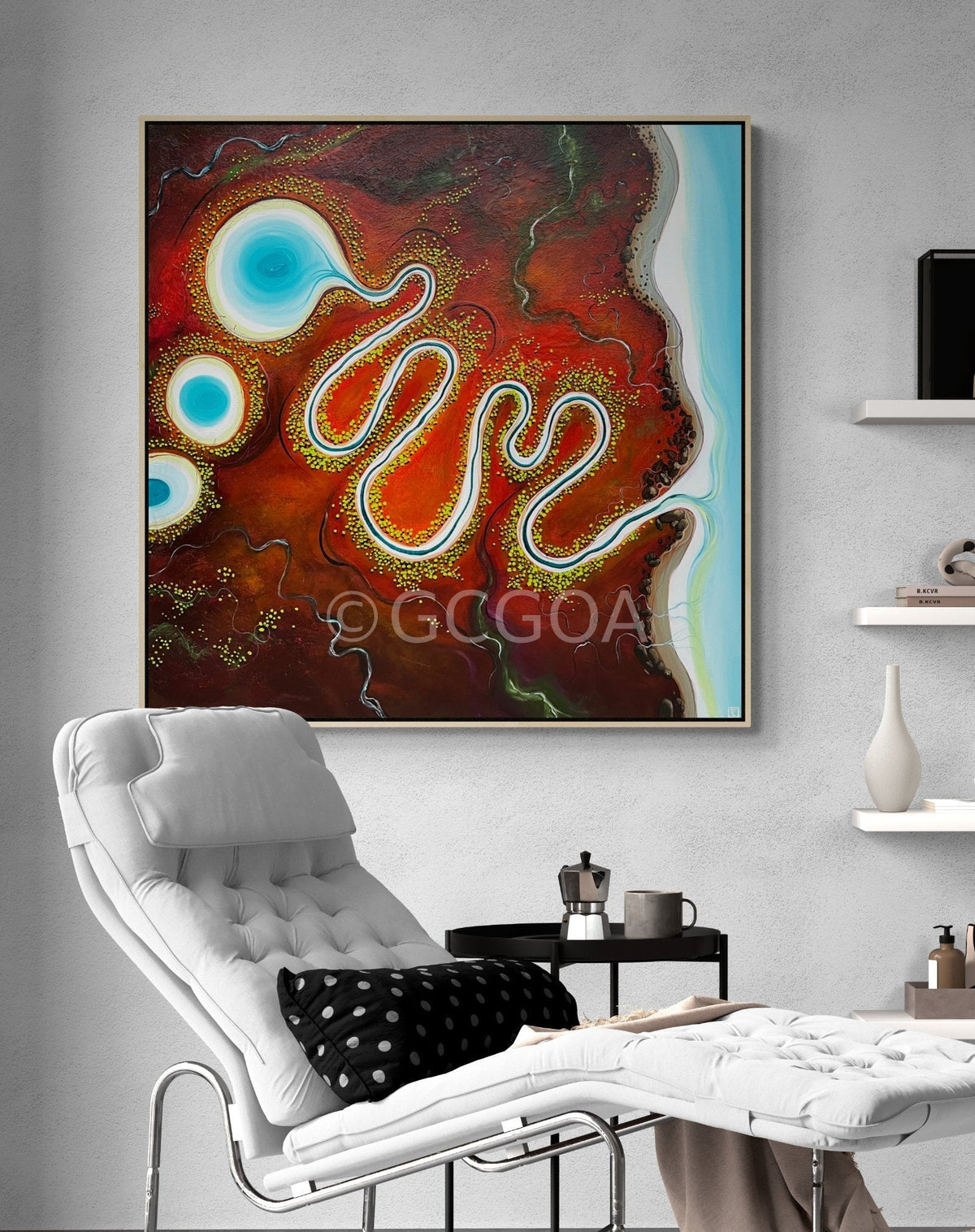 Rivers of Rust And Blue - Gold Coast Gallery Of ArtTania Chanter