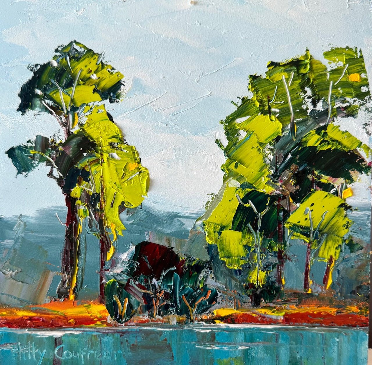 Riverside - Plein Air - Gold Coast Gallery Of ArtHilly Coufreur