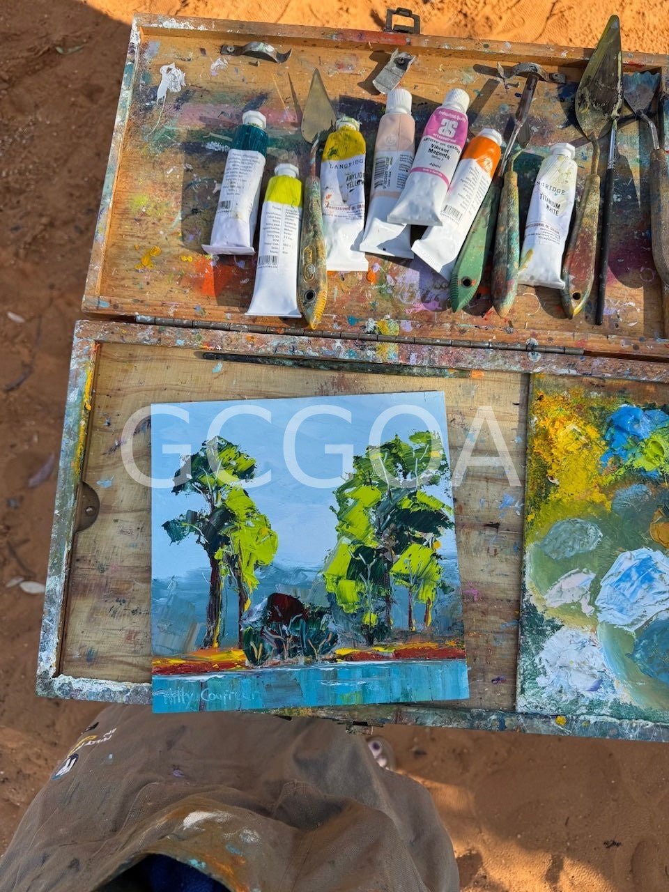 Riverside - Plein Air - Gold Coast Gallery Of ArtHilly Coufreur
