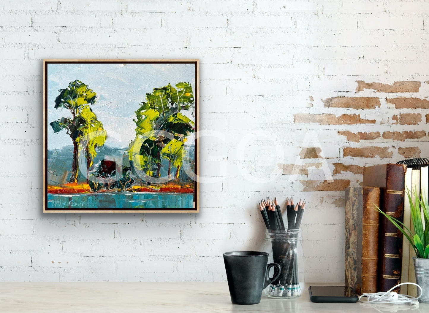 Riverside - Plein Air - Gold Coast Gallery Of ArtHilly Coufreur