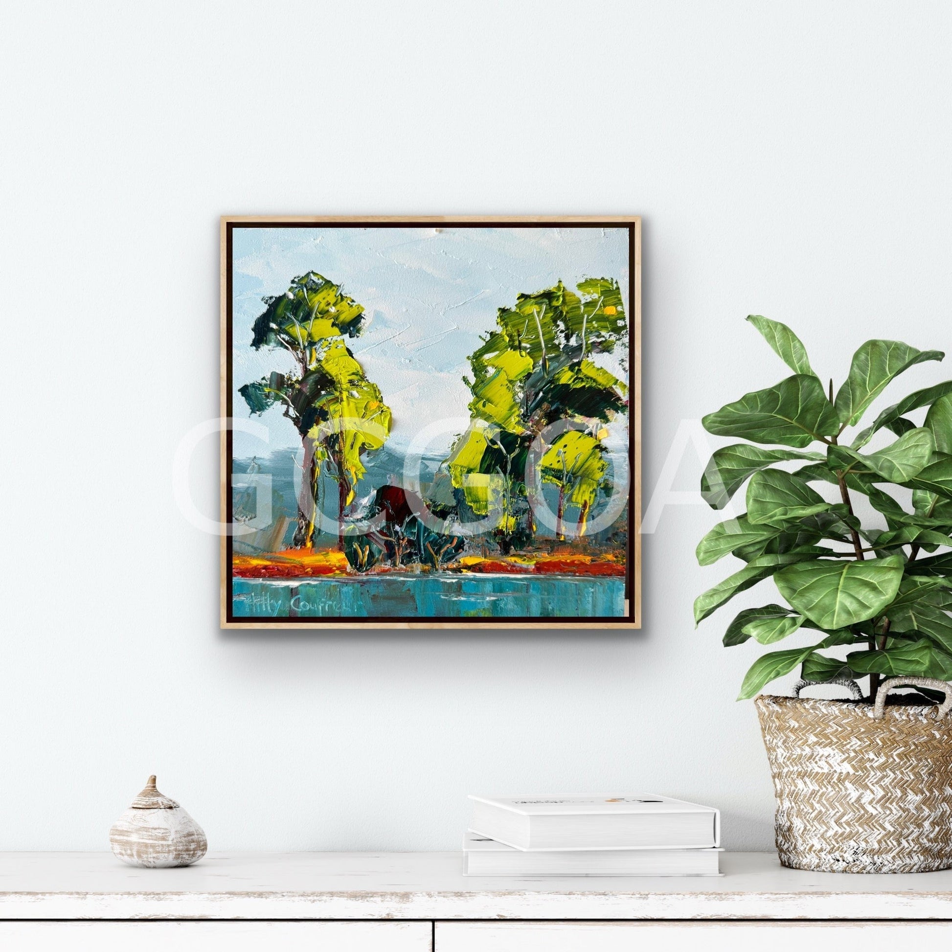 Riverside - Plein Air - Gold Coast Gallery Of ArtHilly Coufreur