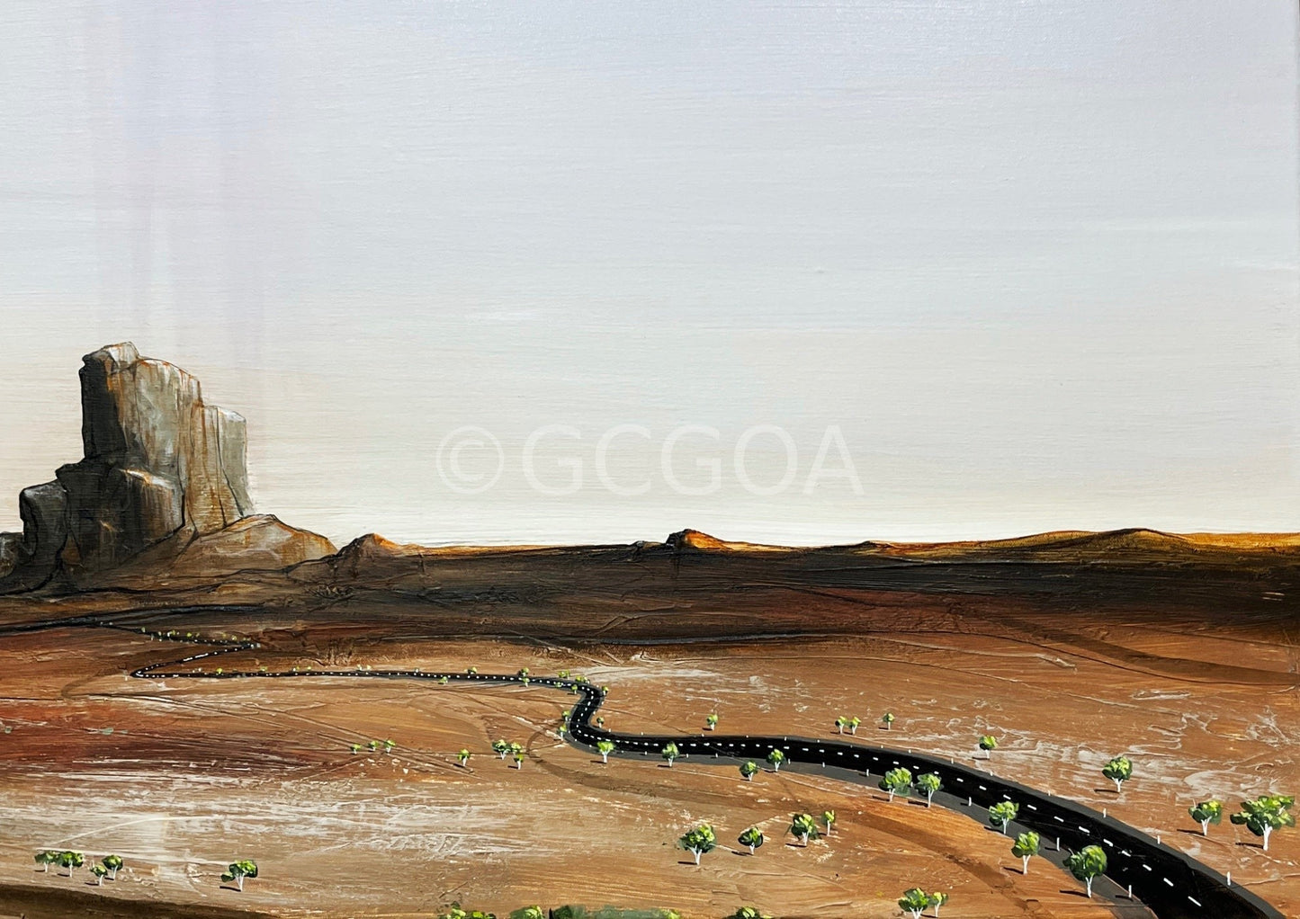 Road From Paradise - Original Art - Gold Coast Gallery Of ArtTania Chanter