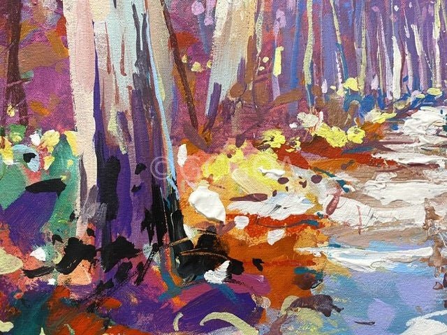 Road through the Forest 10 - Original Art - Gold Coast Gallery Of Artjos coufreur