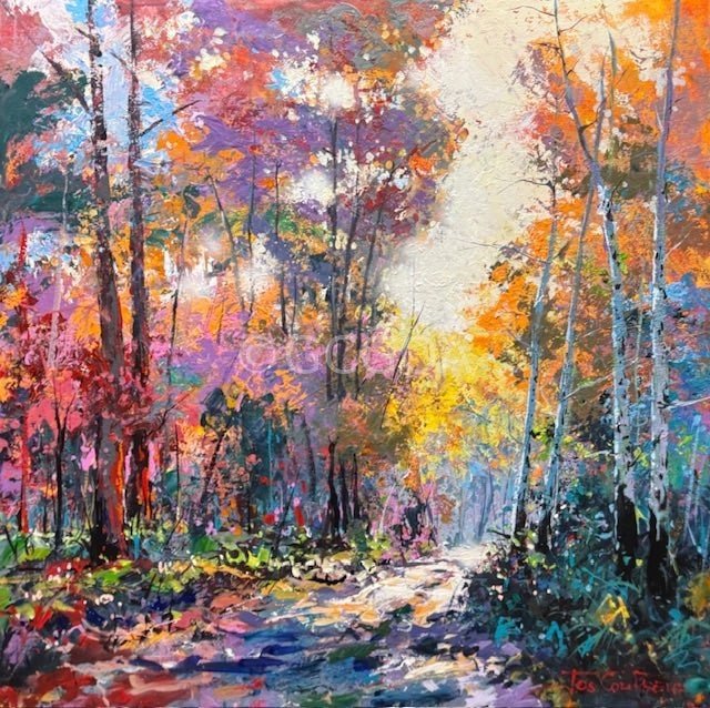 Road through the Forest 11 - Original Art - Gold Coast Gallery Of ArtJos Coufreur