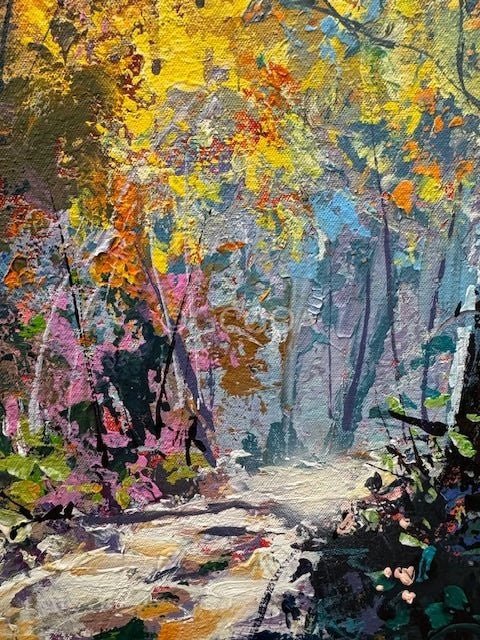 Road through the Forest 11 - Original Art - Gold Coast Gallery Of ArtJos Coufreur